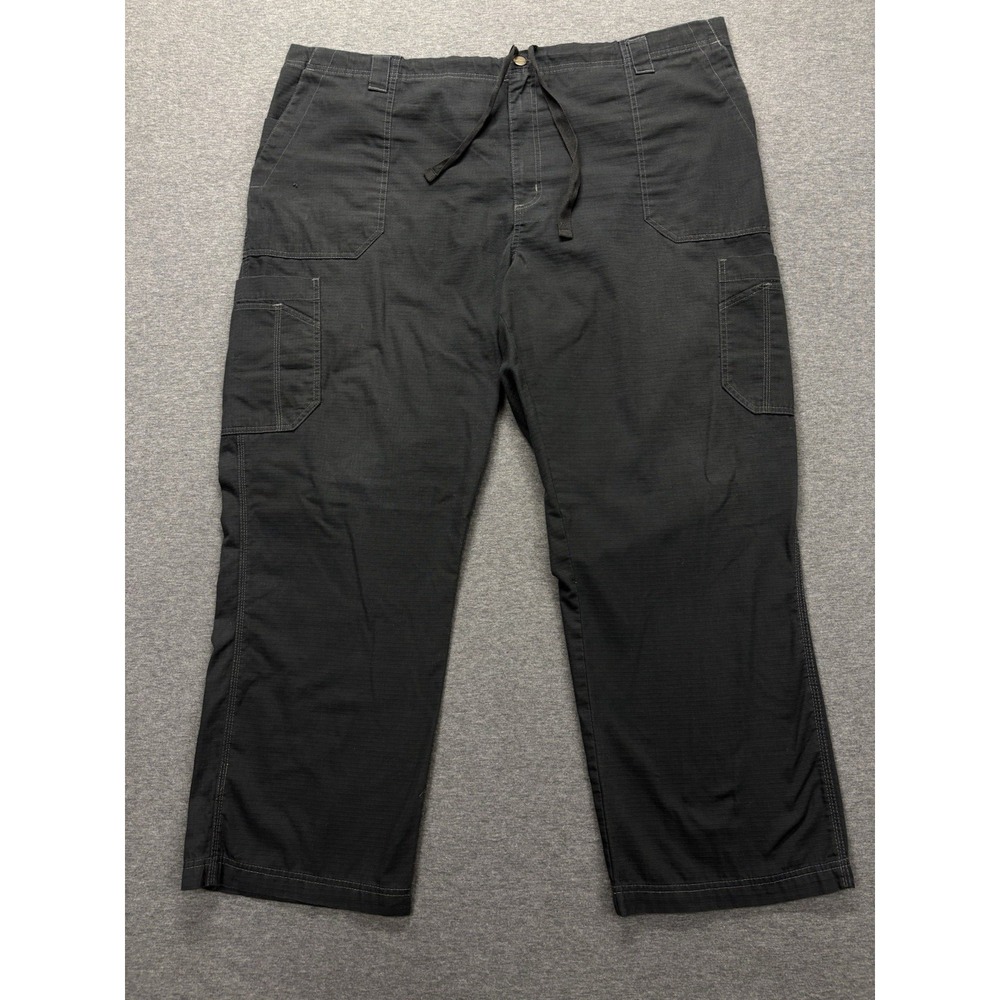 Carhartt Scrubs C54108T Mens 3XL 46x31 Ripstop 8-Pocket Pants Uniform Black